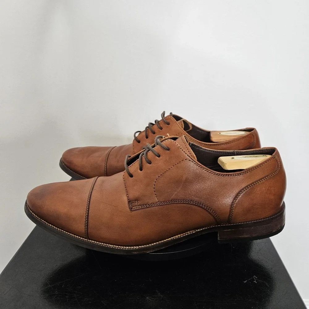 Cole Haan Benton Cap Oxford II C24120 British Brown Size 12 M